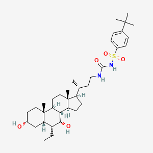 Chemical structure of EDP-305