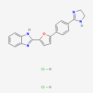 Chemical structure of DB772 hydrate