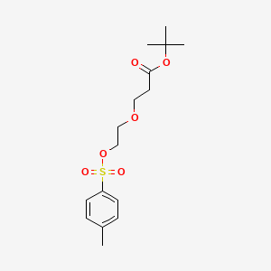 Chemical structure of Tos-PEG2-Boc