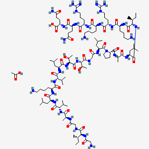 Chemical structure of MDP1 acetate