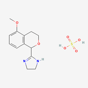 Chemical structure of Tasipimidine sulfate