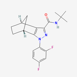 Chemical structure of Tedalinab