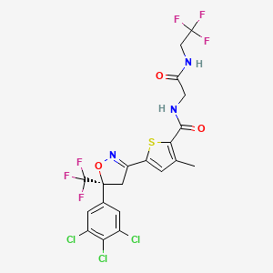 Chemical structure of Lotilaner