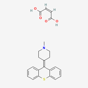 Chemical structure of Pimethixene maleate