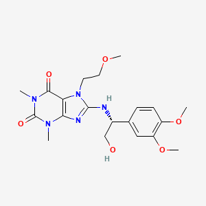Chemical structure of SDZ-MKS 492
