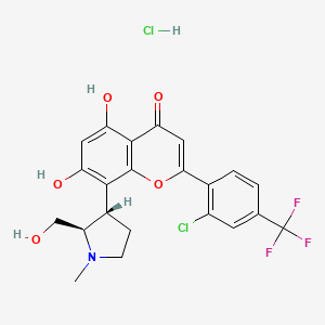 Chemical structure of Voruciclib hydrochloride