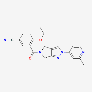 Chemical structure of GlyT1 Inhibitor 1