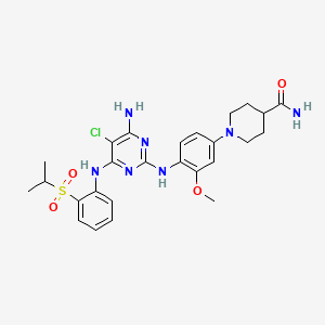 Chemical structure of Mps1-IN-3 hydrochloride