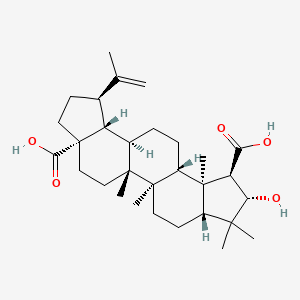 Chemical structure of Ceanothic acid