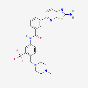 Chemical structure of HG-7-85-01-NH2