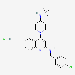Chemical structure of Ezurpimtrostat hydrochloride