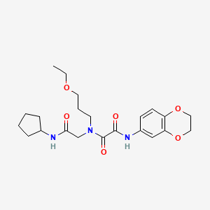 Chemical structure of KY-02327 acetate