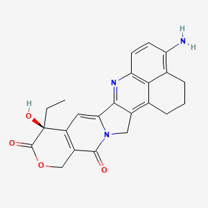 Chemical structure of 4-NH2-Exatecan