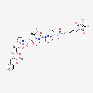 Chemical structure of DBM-MMAF