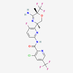 Chemical structure of Umibecestat