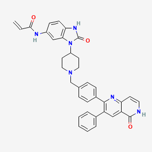 Chemical structure of Borussertib