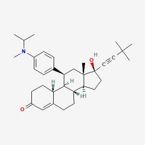 Chemical structure of ORIC-101