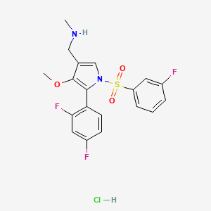 Chemical structure of Abeprazan hydrochloride