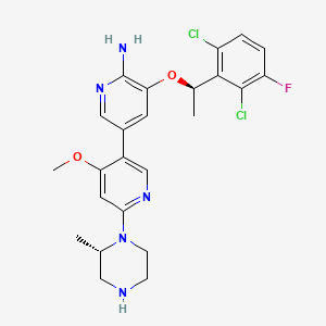 Chemical structure of Envonalkib