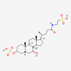 Chemical structure of Taurochenodeoxycholate-3-sulfate
