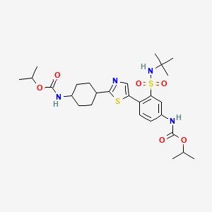 Chemical structure of Emzadirib