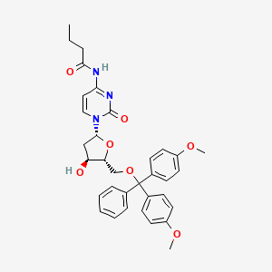 Chemical structure of 5'-O-DMT-ibu-dC