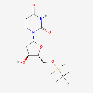 Chemical structure of 5'-O-TBDMS-dU