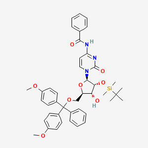 Chemical structure of 5'-O-DMT-2'-O-TBDMS-Bz-rC