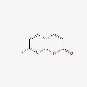 Chemical structure of 7-Methylcoumarin