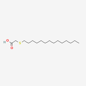 Chemical structure of Tetradecylthioacetic acid
