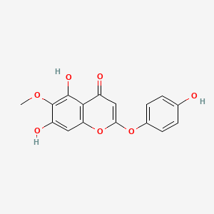 Chemical structure of Capillarisin