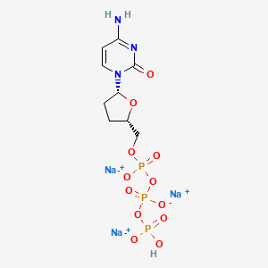 Chemical structure of ddCTP trisodium