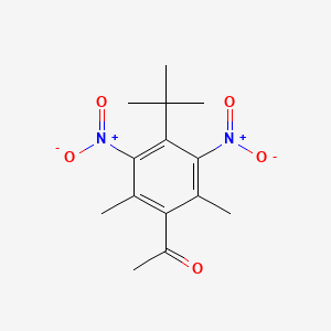 Chemical structure of Musk ketone