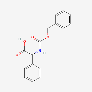 Chemical structure of Z-D-Phg-OH