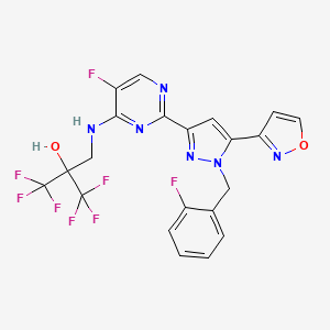 Chemical structure of Praliciguat