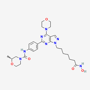 Chemical structure of HDACs/mTOR Inhibitor 1