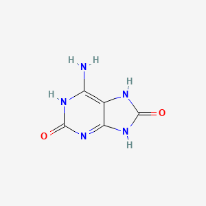 Chemical structure of 2,8-Dihydroxyadenine