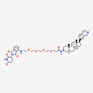 Chemical structure of JH-XI-10-02