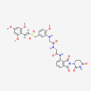 Chemical structure of PROTAC B-Raf degrader 1