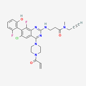 Chemical structure of ARS-1323-alkyne