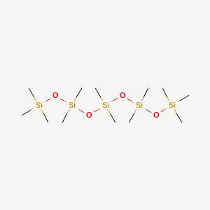 Chemical structure of Dodecamethylpentasiloxane