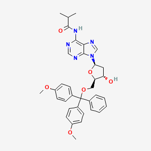 Chemical structure of 5'-O-DMT-N6-ibu-dA
