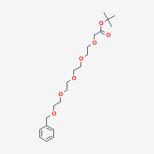 Chemical structure of BnO-PEG4-Boc