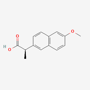 Chemical structure of l-Naproxen