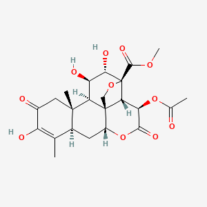Chemical structure of Bruceine B