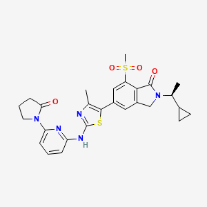 Chemical structure of AZD8154