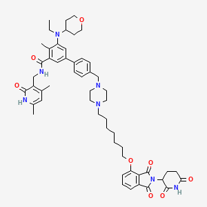 Chemical structure of PROTAC EZH2 Degrader-1