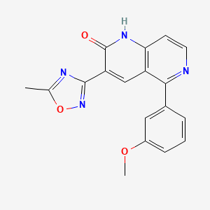 Chemical structure of Radequinil