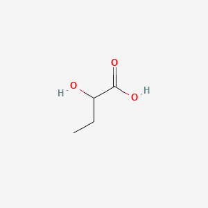 Chemical structure of 2-Hydroxybutyric acid