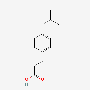 Chemical structure of Ibuprofen Impurity F